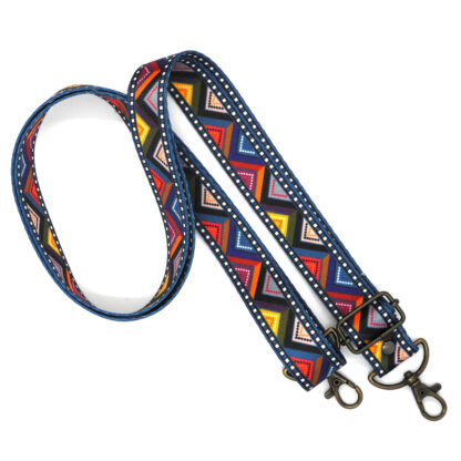 Ethnic Bag Strap - Triangles (25mm)