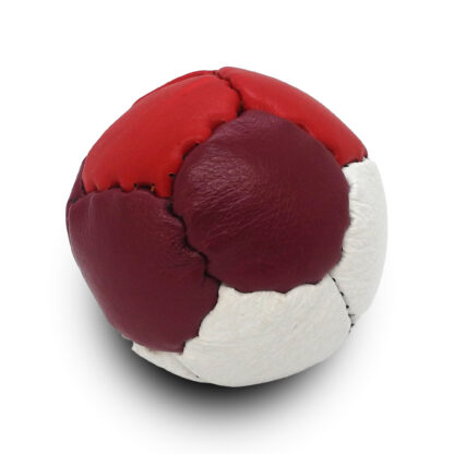 Stress Ball - White, Red & Maroon (85mm)