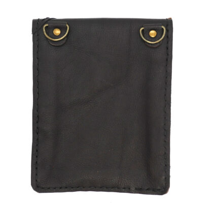 Genuine Leather Black/Brown Patchwork Handbag - Image 3